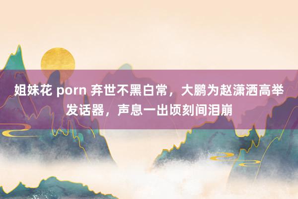 姐妹花 porn 弃世不黑白常，大鹏为赵潇洒高举发话器，声息一出顷刻间泪崩