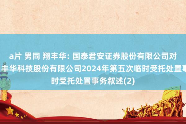 a片 男同 翔丰华: 国泰君安证券股份有限公司对于上海市翔丰华科技股份有限公司2024年第五次临时受托处置事务叙述(2)