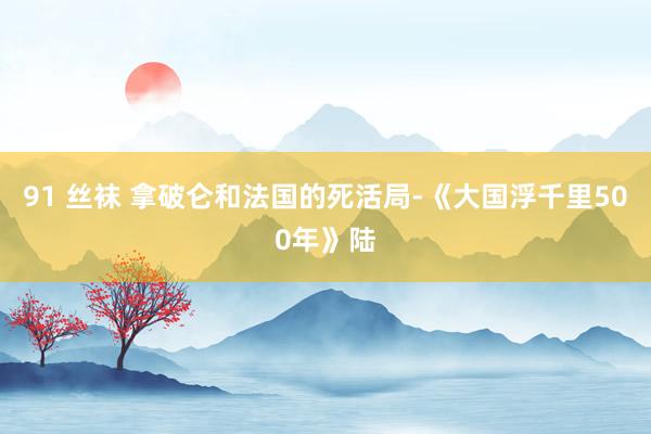 91 丝袜 拿破仑和法国的死活局-《大国浮千里500年》陆